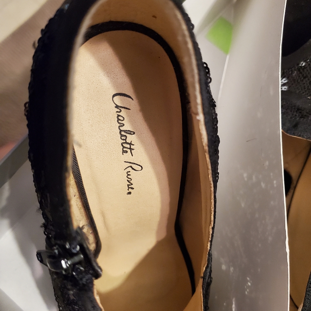 Sequin Heels - Picture 2 of 3